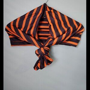Gertex Black and Orange Infinity Double Layered Scarf